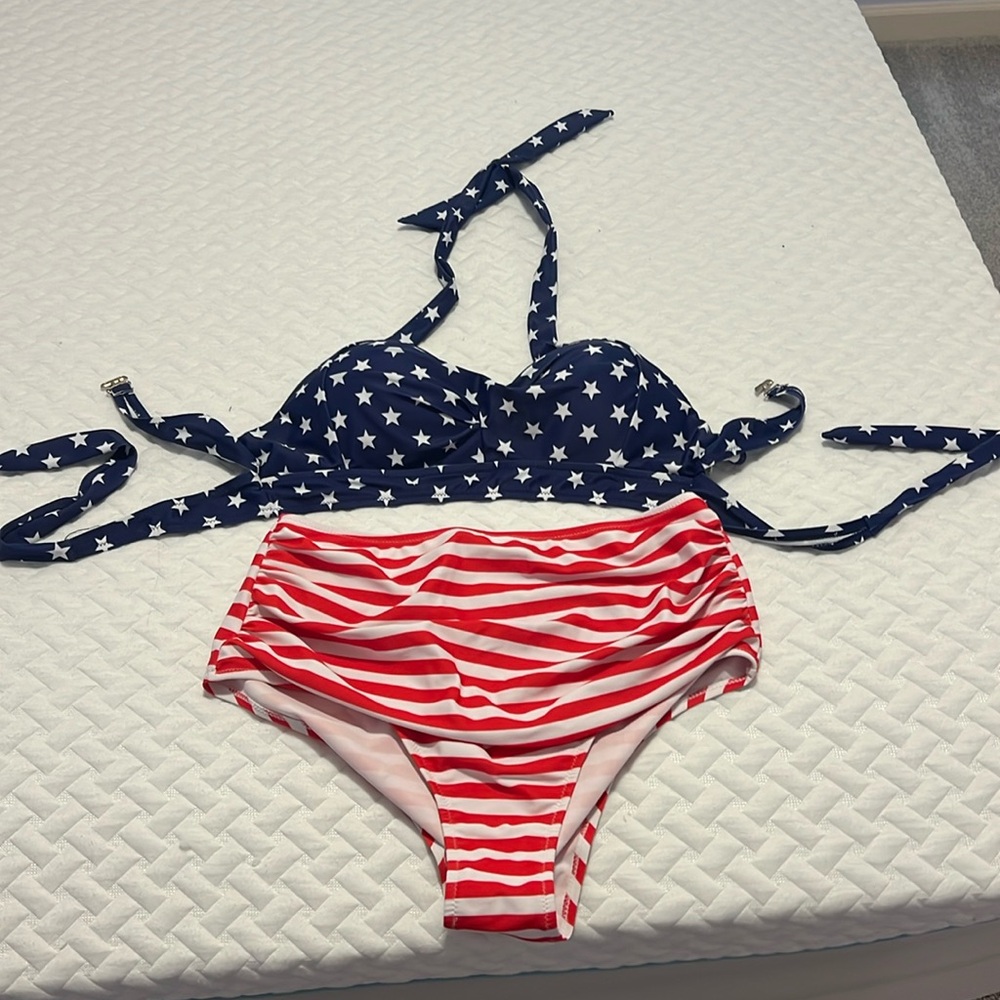 American flag bikini